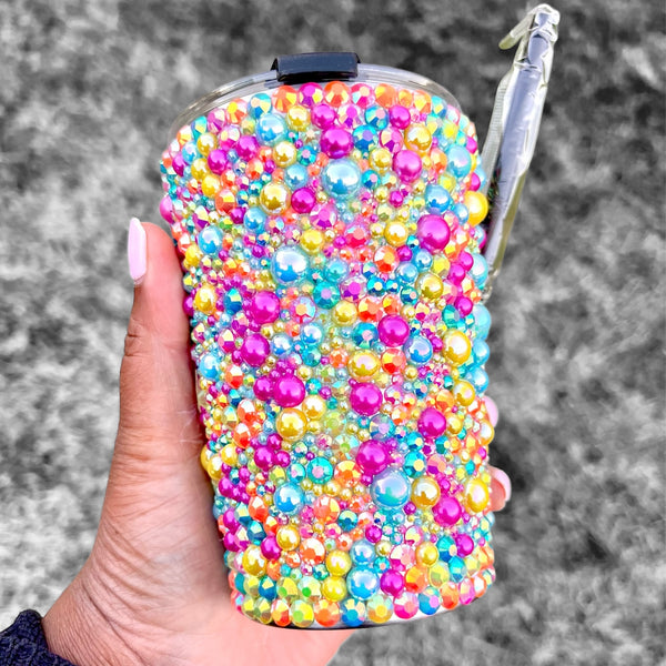 Rhinestone Tumbler - Summertime Bling Small Tumbler