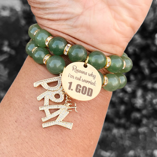 Double Stack Bracelet Set - Just Pray