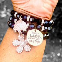 Triple Stack Bracelet Set - Lady Never Goes Out of Style