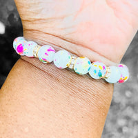 Single Bracelet - White Multi