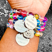 Quad Stack Bracelet Set - She is Unique and Beautiful