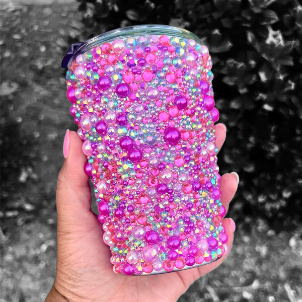 Rhinestone Tumbler - Pink Princess Small Tumbler