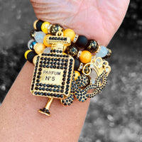 Quad Stack Bracelet Set - Nightlife Bling