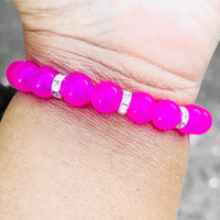 Single Bracelet - Hot Pink