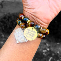 Double Stack Bracelet Set - She is Loved
