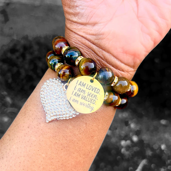 Double Stack Bracelet Set - She is Loved