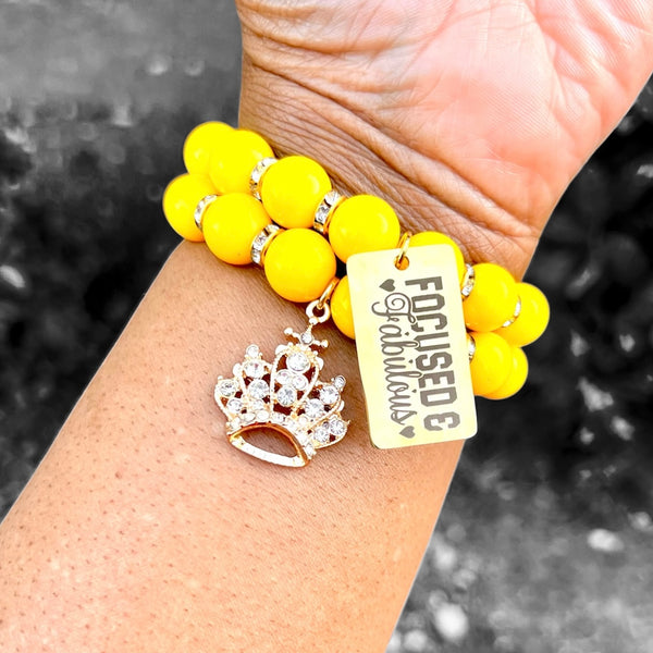 Double Stack Bracelet Set - Focused and Fabulous
