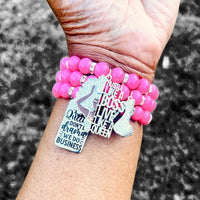 Triple Stack Bracelet Set - She Lives Like a Queen