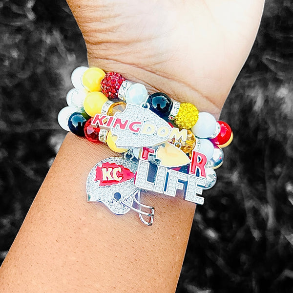 Triple Stack Bracelet Set - Kansas City Fan for Life