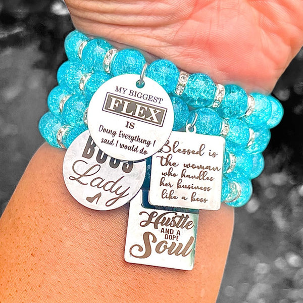 Quad Stack Bracelet Set - Boss Lady Status