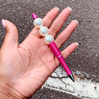 Beaded Pen - Pink