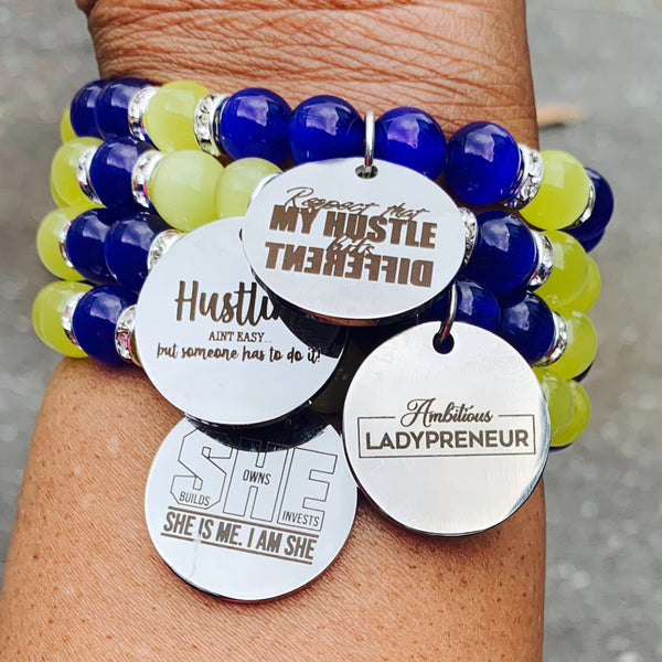 Quad Stack Bracelet Set - She is a LadyPrenuer