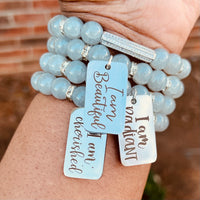 Quad Stack Bracelet Set - She is Cherished, Beautiful and Radiant