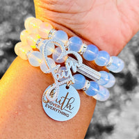 Triple Stack Bracelet Set - Faith Over Everything